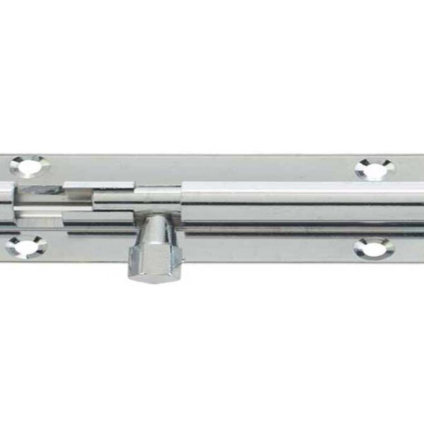 Jedo Brass Heavy Straight Barrel Bolts 152x38mm Polished Chrome