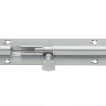 Jedo Brass Heavy Straight Barrel Bolts 152x38mm Satin Chrome