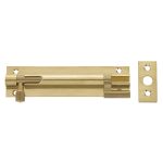 Jedo Brass Necked Barrel Bolts 102x25mm Polished Brass