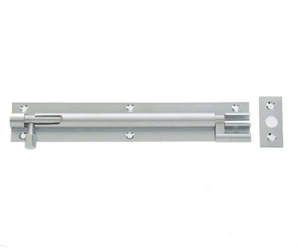 Frelan Jedo Brass Heavy Necked Barrel Bolts 100x38mm Satin Chrome