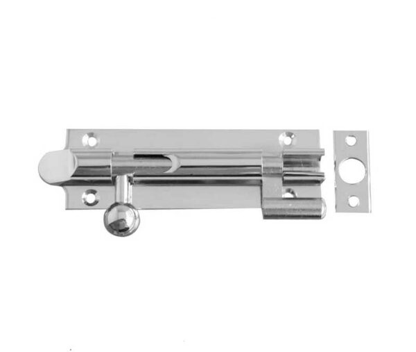 Frelan Jedo Brass Bell Shape Necked Barrel Bolts 102x32mm Polished Chrome