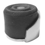 Aluminium Floor Mounted Doorstops 40x30mm Satin Anodised Aluminium