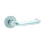 19mm Round Bar Handle on Rose Satin Anodised Aluminium