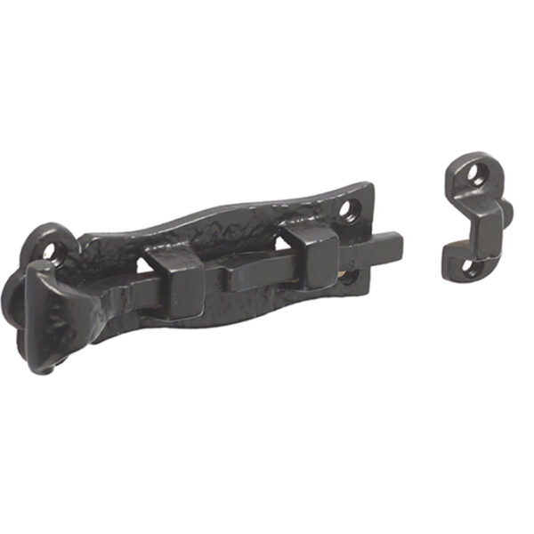 Antique Straight Bolts 125mm Black