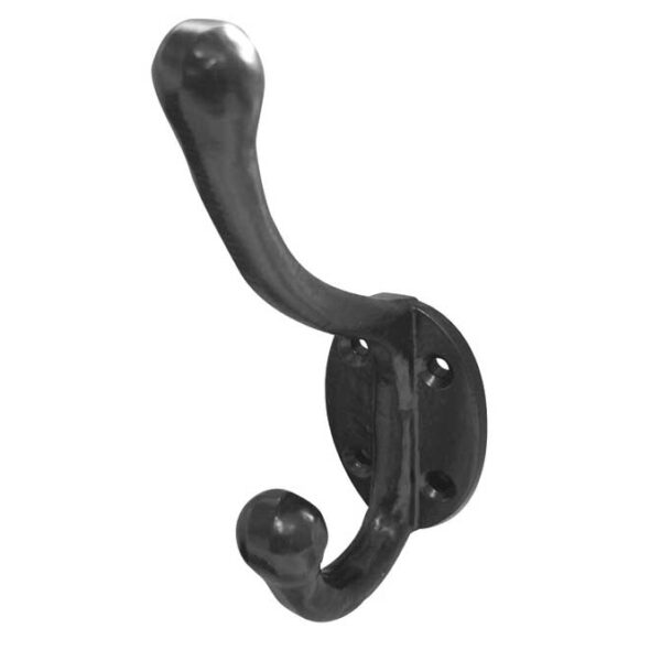 Antique Hat & Coat Hooks 125mm Black