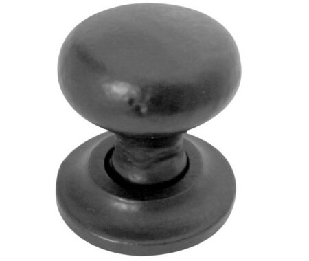 Frelan Round Cupboard Knob 32mm Black
