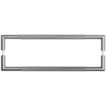 425x20mm GM Mitred B/B Linear Knurled Pull Handle 304g