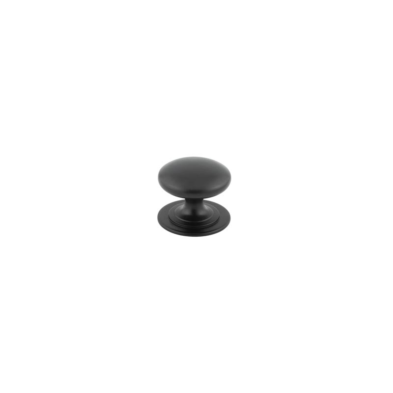 jmb47c.jpg Frelan Jedo Traditional Cupboard Knobs 38mm Black - Image 1