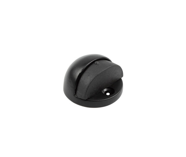 Frelan Nero Oval Floor Mounted Door Stop 46x26mm Black