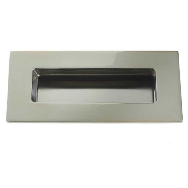 Stainless Steel Flush Pulls 100x50mm Polished Stainless Steel