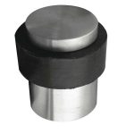 Stainless Steel Floor Mounted Door Stops 40x35mm Satin Stainless Steel