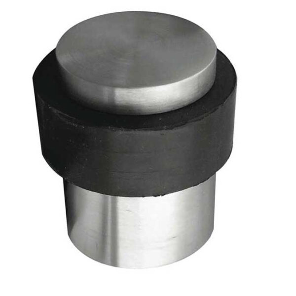 Stainless Steel Floor Mounted Door Stops 40x35mm Satin Stainless Steel
