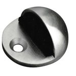 Satin Stainless Steel Oval Floor Mounted Door Stop