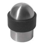 Stainless Steel Floor Mounted Door Stops 30x45mm Satin Stainless Steel