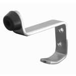 Stainless Steel Hat & Coat Hooks 75 mm Projection Satin Stainless Steel