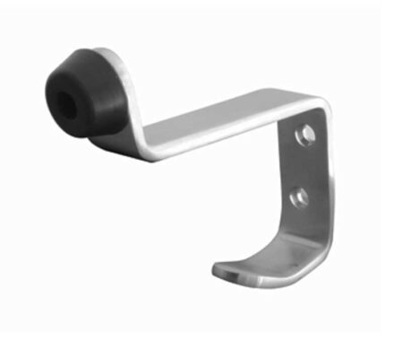 Frelan Stainless Steel Hat & Coat Hooks 75 mm Projection Satin Stainless Steel - 75 x 19mm