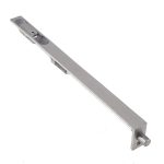 Stainless Steel Lever Action Flushbolts Square Forend 305x20mm Satin Stainless Steel