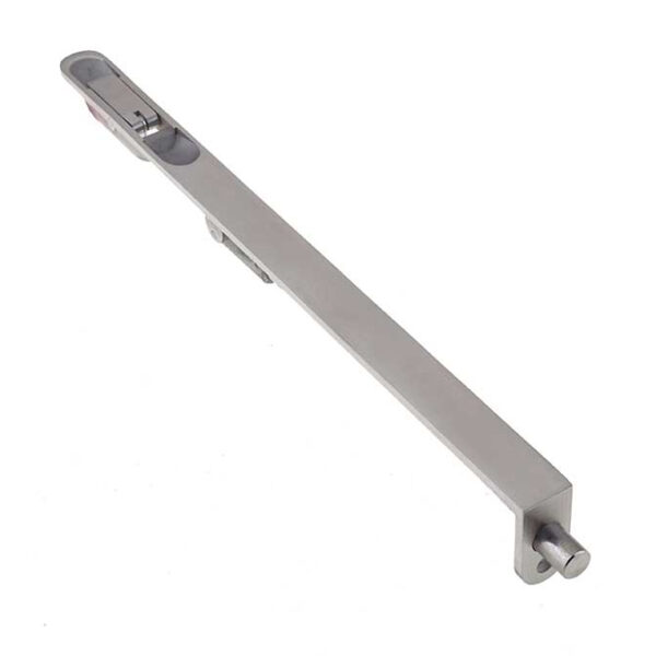 Lever Action Flushbolts Radiused Forend 457x20mm Satin Stainless Steel