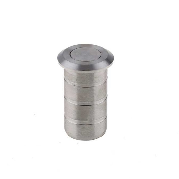 Stainless Steel Dust Proof Spring Floor Bolt Socket for Concrete 20x25mm Satin Stainless Steel