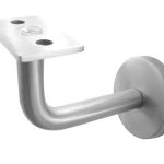 Stainless Steel Hand Rail Brackets 75mm Satin Stainless Steel