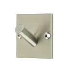 Single Robe Hook 45mm Satin Stainless Steel