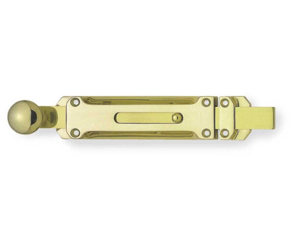 Frelan Jedo Architectural Door Bolts 600x35mm Polished Brass