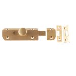 Jedo Architectural Slide Door Bolts 100x35mm Satin Brass