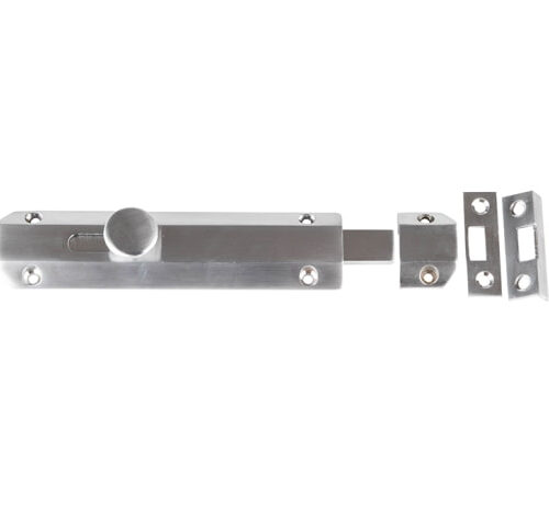 Jedo Architectural Slide Door Bolts 150x35mm Satin Nickel