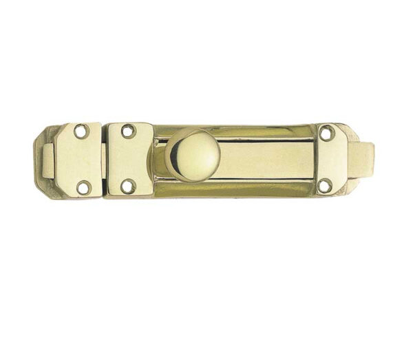 Frelan Jedo Contract Door Bolts 116x30mm Polished Brass