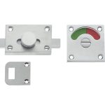 Jedo Bathroom Indicator Bolt 50x50mm 50x50mm Satin Chrome