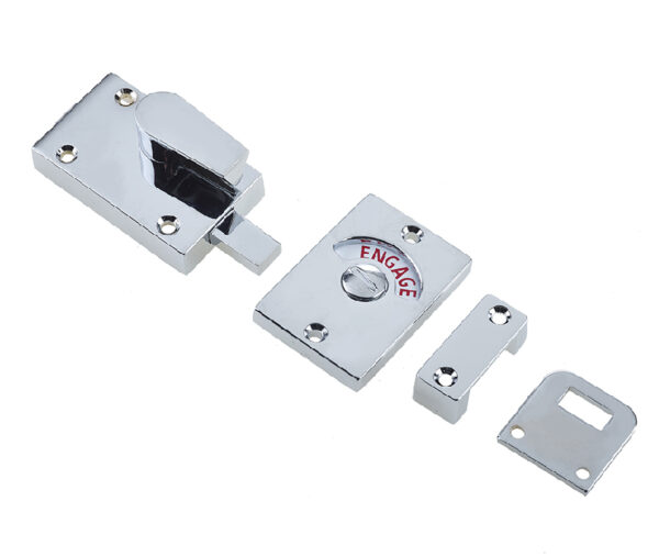 Frelan Jedo Bathroom Indicator Bolt 61x42mm 61x42mm Polished Chrome
