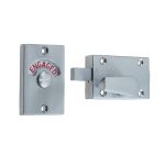 Jedo Bathroom Indicator Bolt 61x42mm 61x42mm Satin Chrome