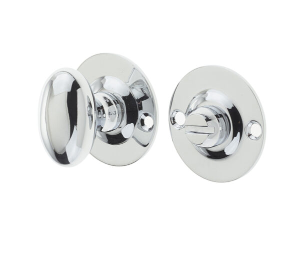 Frelan Jedo Bathroom Turn & Release for use with Deadbolts 5mm spindle Polished Chrome