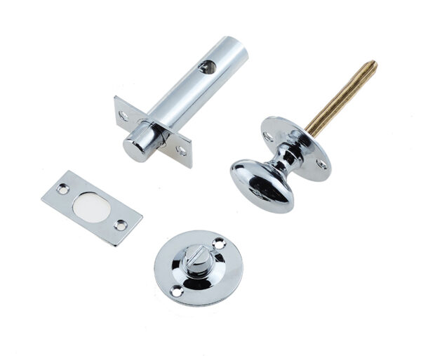 Frelan Jedo Bathroom Bolt C/W Mortice Bolt Polished Chrome