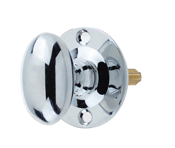 Frelan Jedo Turns for Mortice Rackbolts 50mm Polished Chrome