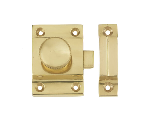 Frelan Jedo Cabinet Catch 56x36mm Polished Brass