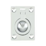 Jedo 50x63mm Flush Rings 50x63mm Polished Chrome