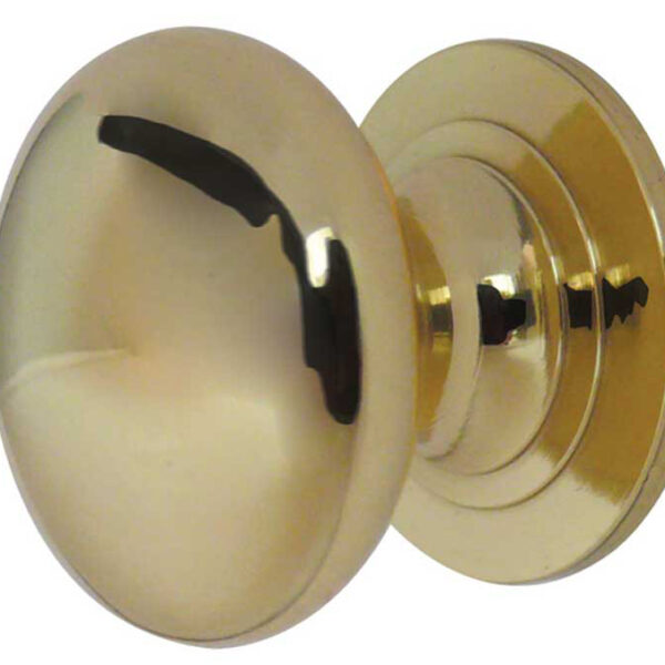 Jedo Traditional Cupboard Knobs 38mm Polished Brass