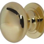 Jedo Traditional Cupboard Knobs 42mm Polished Brass