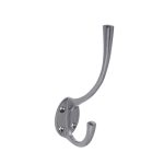 Jedo Solid Brass Hat & Coat Hook 142mm Dark Bronze