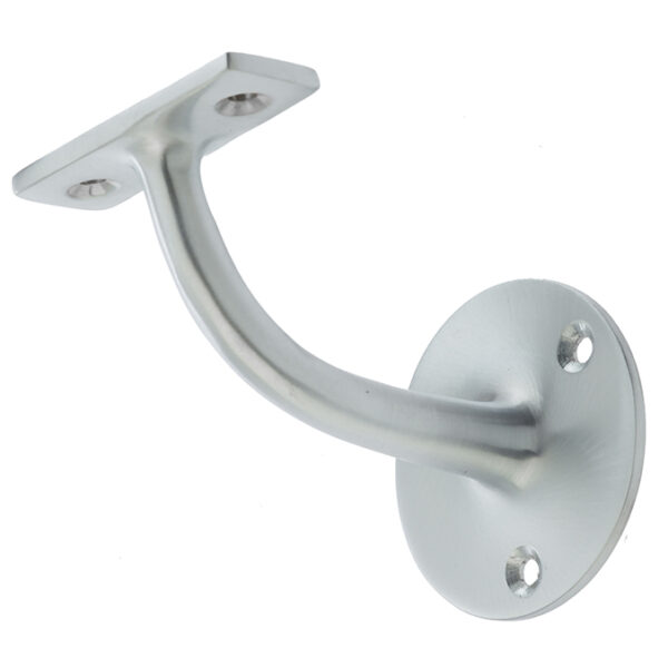 Jedo Solid Brass Handrail Brackets 64mm Satin Chrome