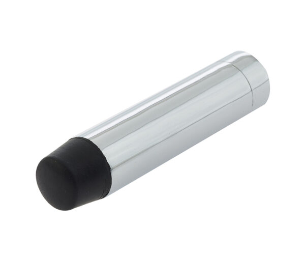 Frelan Jedo Cylinder Wall mounted Door Stop without Rose 70mm Polished Chrome