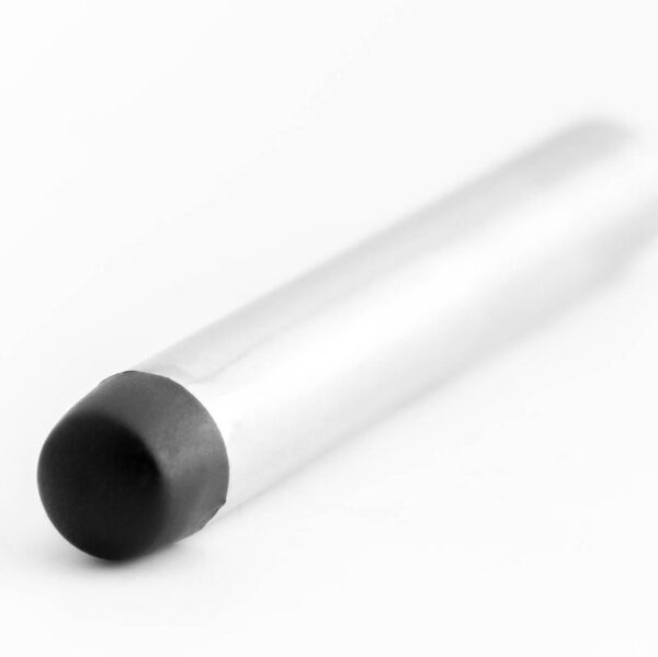 Frelan Jedo Cylinder Wall mounted Door Stop without Rose 70mm Satin Chrome