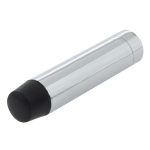 Jedo Cylinder Wall mounted Door Stop without Rose 102mm Polished Chrome