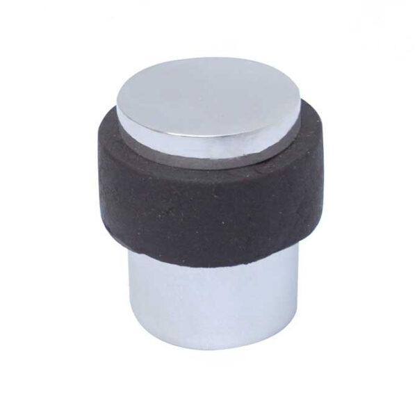 Jedo Cylinder Floor Mounted Door Stop 36x28mm Polished Chrome