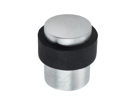Jedo Cylinder Floor Mounted Door Stop 36x28mm Satin Chrome