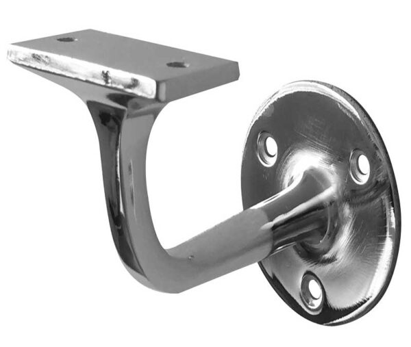 Frelan Jedo Zinc Handrail Brackets 80mm Polished Chrome