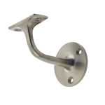 Jedo Zinc Handrail Brackets 80mm Satin Nickel