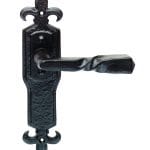 Barley Twist Lever on Gothic Latch Backplate (LF5114)