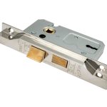 Contract 2 Lever Sashlock Rebated 64mm (LSE5225NP/REB)